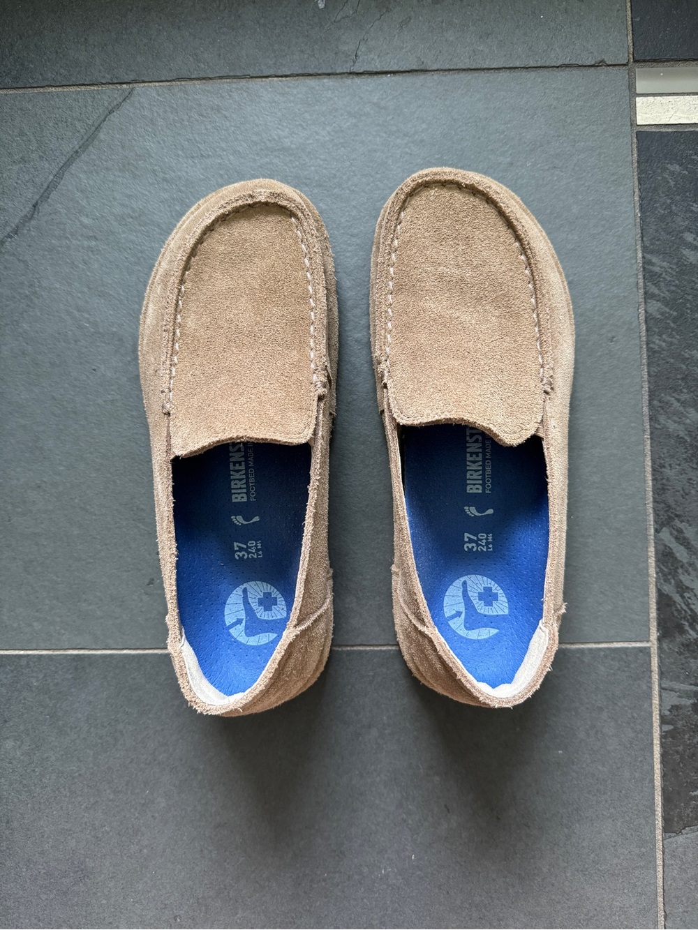Birkenstock Tan Utti Slip-On Loafers
